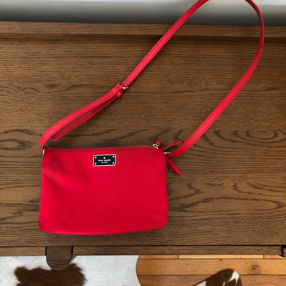 Kate Spade Red Crossbody Bag
